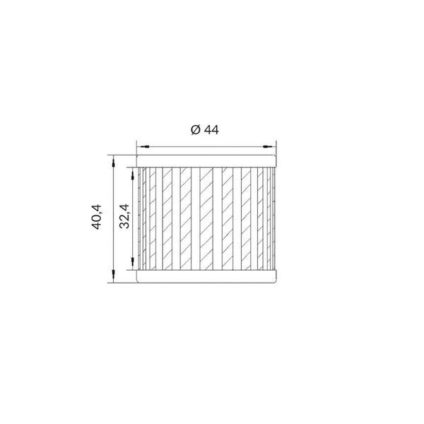 Filtro Olio SUZUKI SIXTEEN 125/150cc/BURGMAN 200/400cc