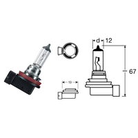 Lampada H8 X-RACER 12V-35W / PGJ19-1