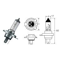 Lampada H4 P43T 12V 60/55W