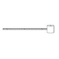 Filo Frizione Ciclomotori - Ø 1,9mm, L. 2mt, Tipo Svedese (10pz)