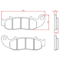 Pastiglie Freno Organiche BRENTA 3221