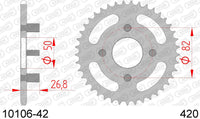 Corona AFAM 10106-42 in acc. passo 420