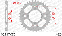 Corona AFAM 10117-35 in acc. passo 420