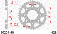 Corona AFAM 10201-40 in acc. passo 428