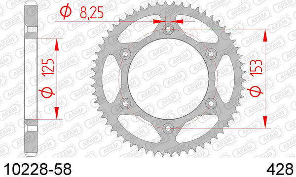 Corona AFAM 10228-58 in acc. passo 428