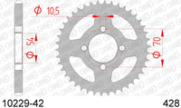 Corona AFAM 10229-42 in acc. passo 428