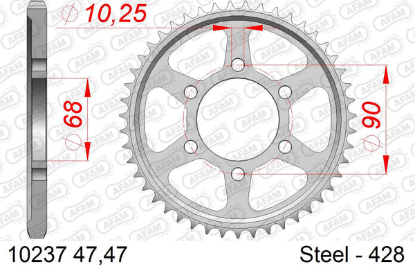 Corona AFAM 10237-47 in acc. passo 428