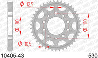 Corona AFAM 10405-43 in acc. passo 530