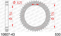 Corona AFAM 10607-43 in acc. passo 530