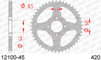 Corona AFAM 12100-45 in acc. passo 420