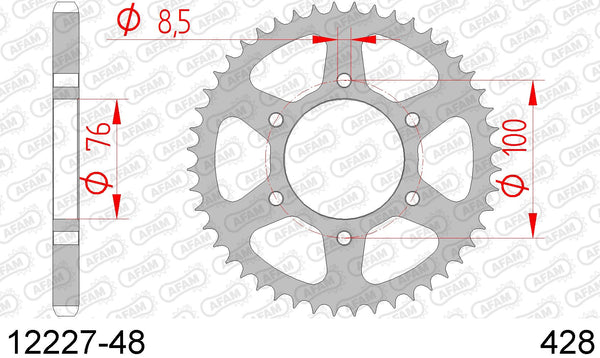 Corona AFAM 12227-48 in acc. passo 428