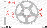 Corona AFAM 12300-40 in acc. passo 520