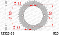 Corona AFAM 12323-39 in acc. passo 520