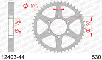 Corona AFAM 12403-44 in acc. passo 530