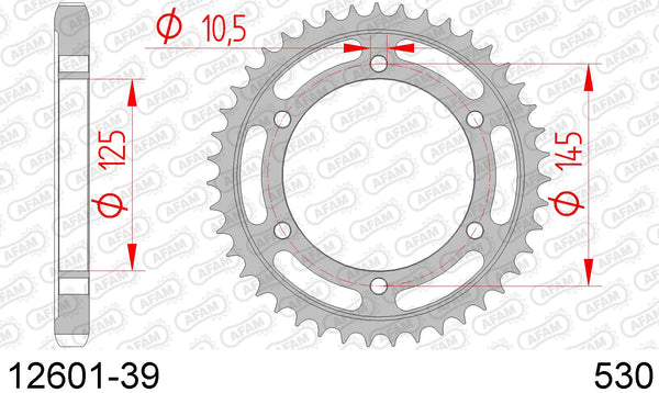 Corona AFAM 12601-39 in acc. passo 530