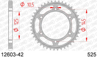 Corona AFAM 12603-42 in acc. passo 525