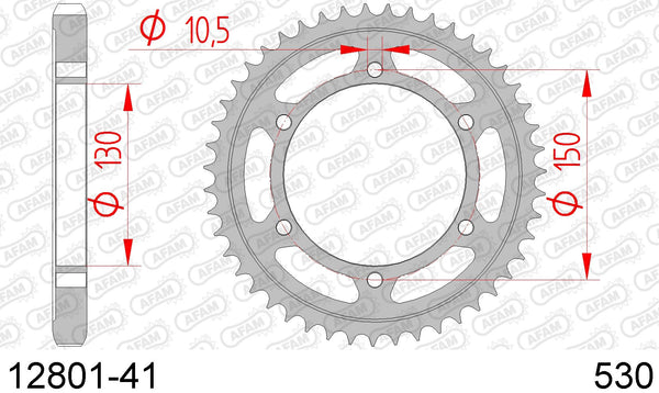 Corona AFAM 12801-41 in acc. passo 530