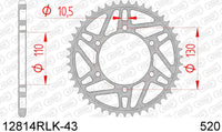 Corona AFAM 12814RLK-43 in acc. passo 520