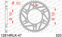 Corona AFAM 12814RLK-47 in acc. passo 520