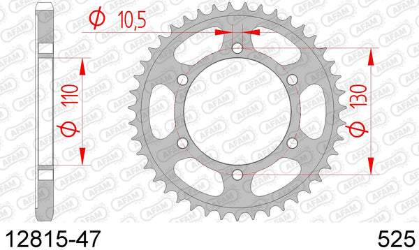 Corona AFAM 12815-47 in acc. passo 525