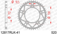 Corona AFAM 12817RLK-41 in acc. passo 520