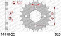 Corona AFAM 14110-22 in acc. passo 520