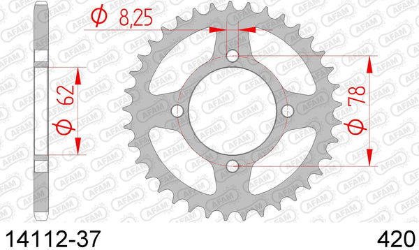 Corona AFAM 14112-37 in acc. passo 420