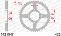 Corona AFAM 14215-51 in acc. passo 428