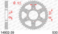 Corona AFAM 14902-39 in acc. passo 530