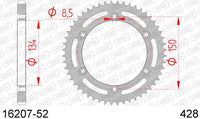 Corona AFAM 16207-52 in acc. passo 428