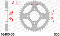 Corona AFAM 16400-35 in acc. passo 530