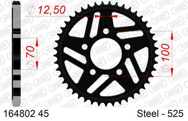 Corona AFAM 164802-45 in acc. passo 525