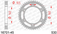 Corona AFAM 16701-45 in acc. passo 530