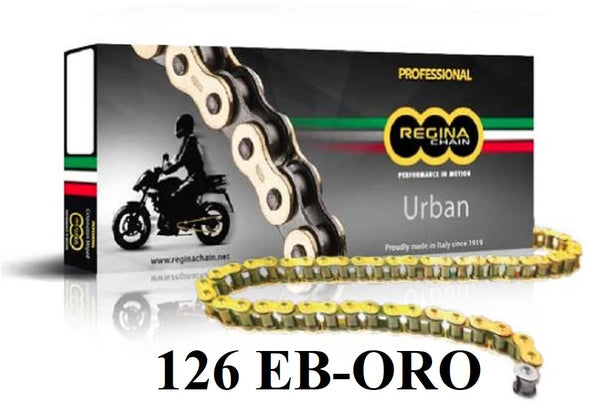 Catena 126EB-ORO 126 maglie passo 428 - Oro