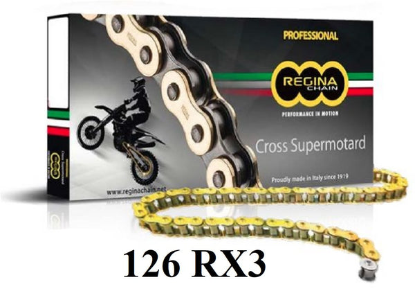 Catena 126RX3 126 maglie passo 428 - Oro