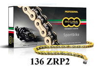 Catena 136ZRP2 102 maglie passo 530 - Oro