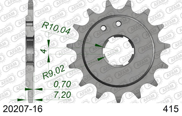 Pignone AFAM 20207-16 passo 415