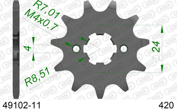 Pignone AFAM 49102-11 passo 420