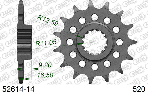 Pignone AFAM 52614-14 passo 520