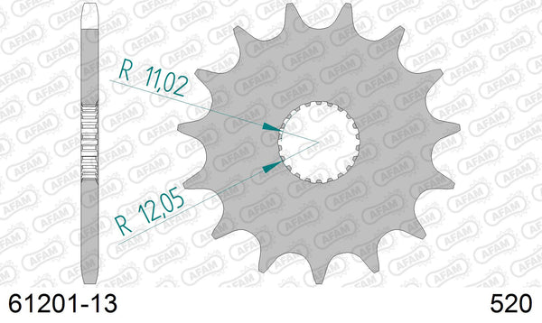 Pignone AFAM 61201-13 passo 520