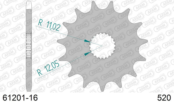 Pignone AFAM 61201-16 passo 520