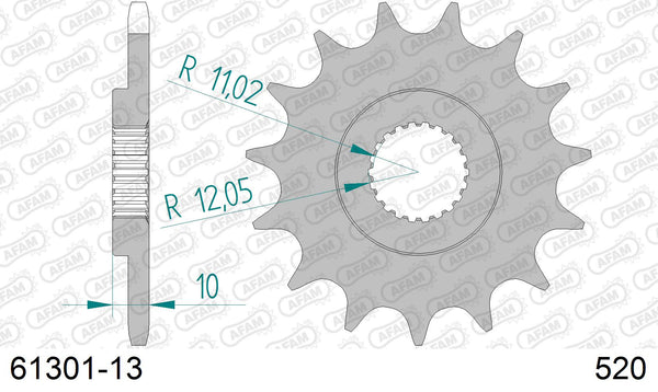 Pignone AFAM 61301-13 passo 520