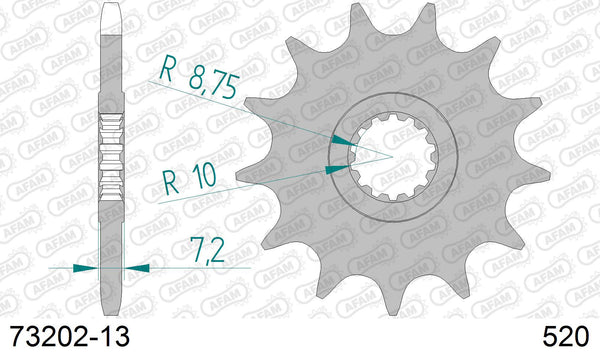 Pignone AFAM 73202-13 passo 520