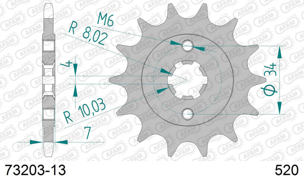 Pignone AFAM 73203-13 passo 520