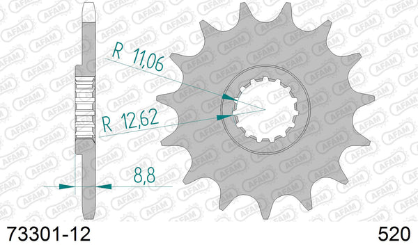 Pignone AFAM 73301-12 passo 520