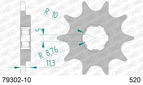 Pignone AFAM 79302-10 passo 520