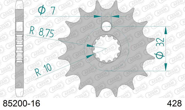 Pignone AFAM 85200-16 passo 428