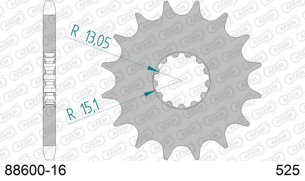 Pignone AFAM 88600-16 passo 525