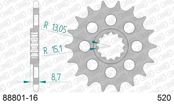 Pignone AFAM 88801-16 passo 520