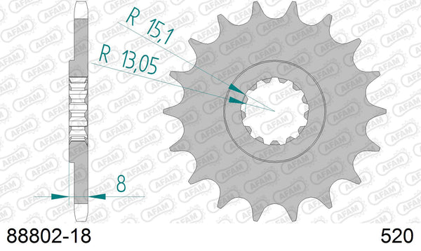 Pignone AFAM 88802-18 passo 520